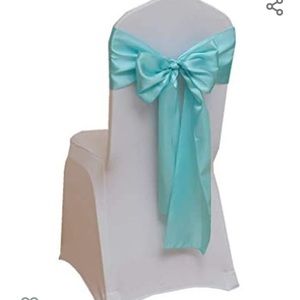 Aqua chair sashes (24 pcs)